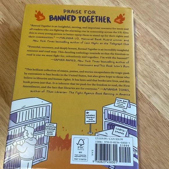 Banned Together Hardcover Book - Picture 2 of 4